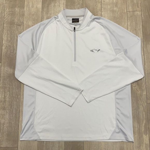 Mens Greg Norman Quarter Zip Performance Active Pullover - Picture 1 of 6